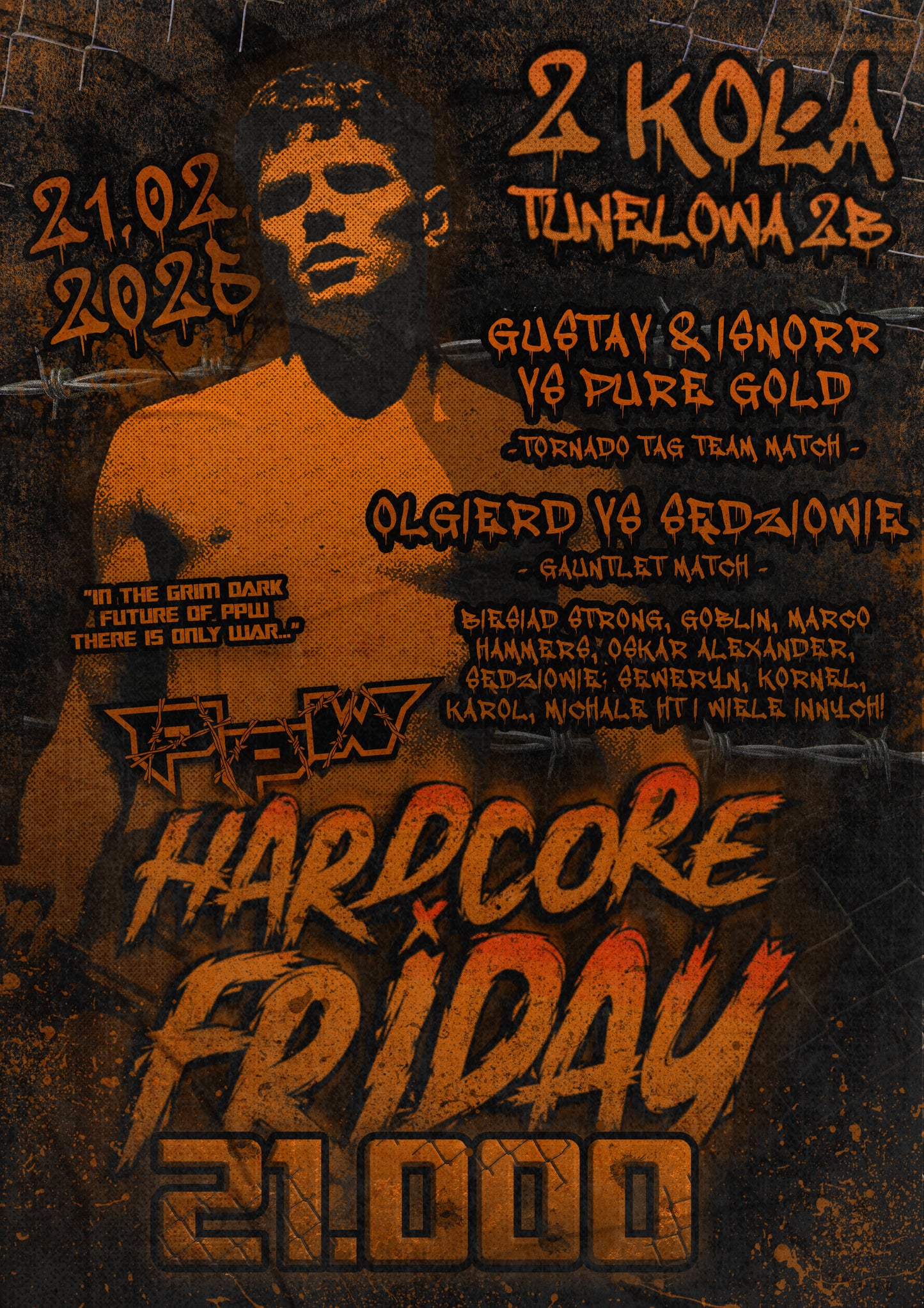 Hardcore Friday 21.000 25' Plakat/Poster