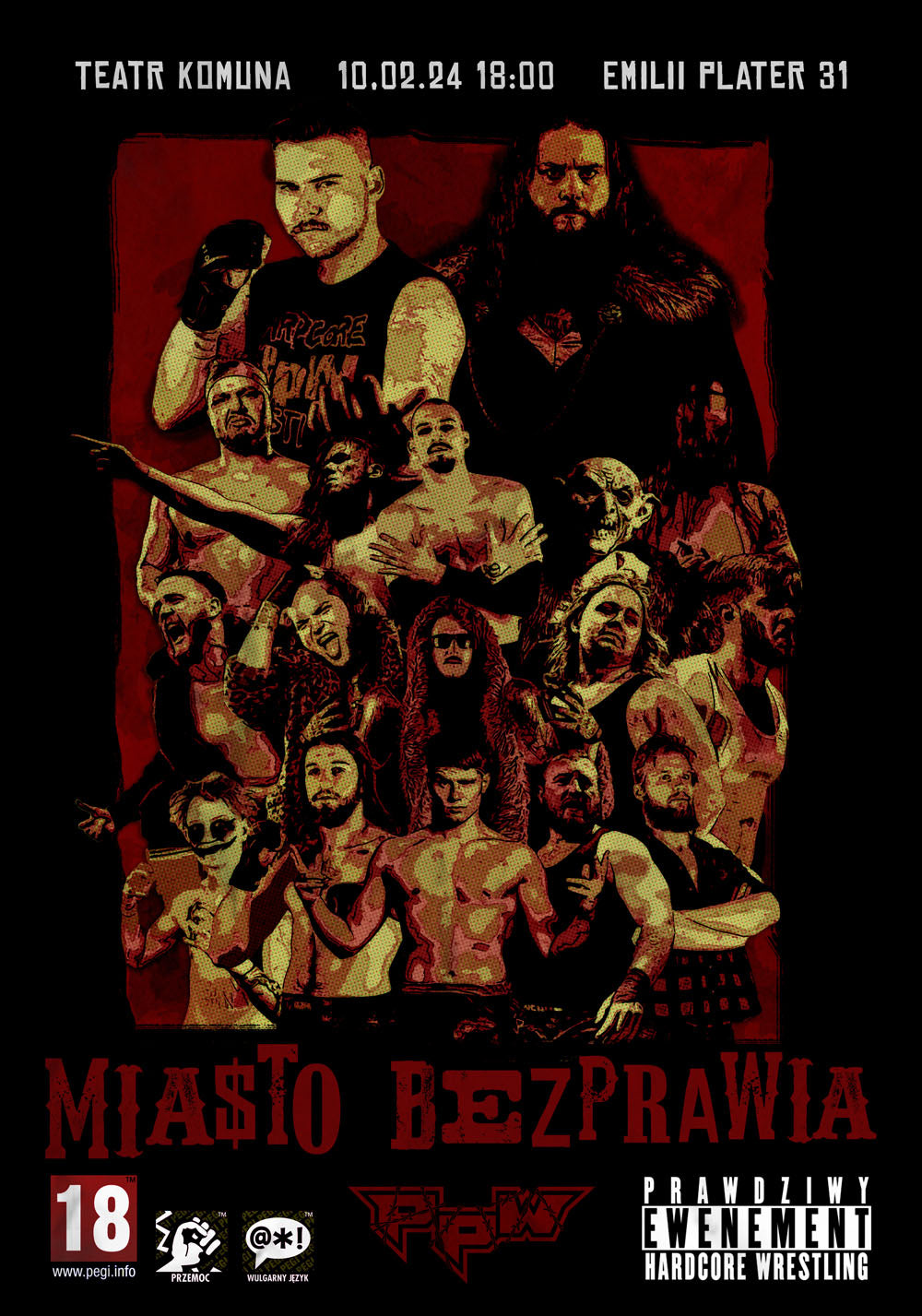 Miasto Bezprawia 24' Plakat/Poster