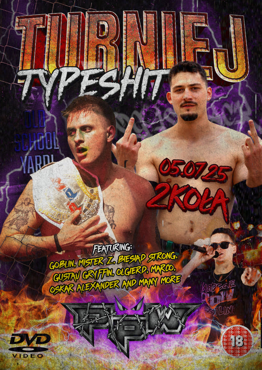 Hardcore Friday Turniej TypeShit 25' Plakat/Poster